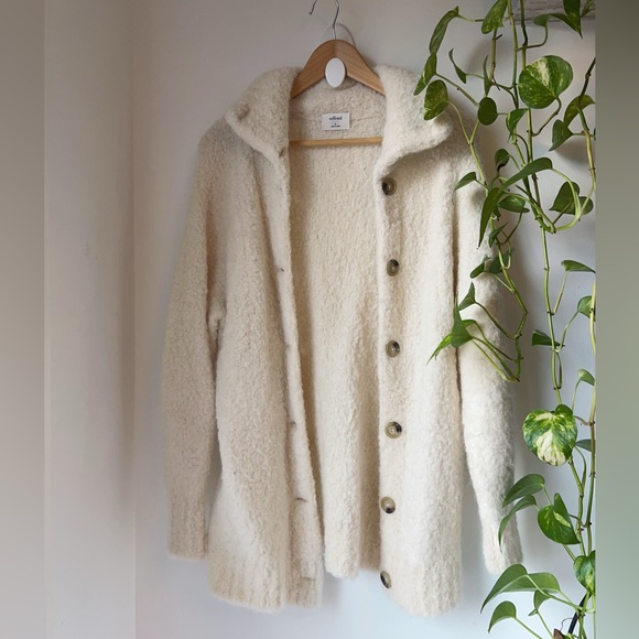 Aritzia Wilfred Oversized Alpaca Cardigan - Picture 1 of 3